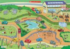 Illustrated safari park Illustrated safari park