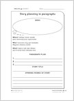 Story planning in paragraphs