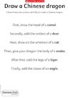 Draw a Chinese dragon