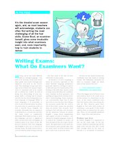 Writing Exams: What Do Examiners Want?