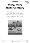 Mary, Mary Quite Contrary Mary, Mary Quite Contrary