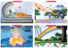 Hindu creation poster Hindu creation poster
