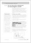Use an Interactive Whiteboard to investigate sound