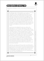 Description of Henry VIII