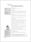 Anti-bullying medicine