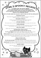 Sybil's Spooky Recipes