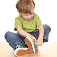 Child with shoes