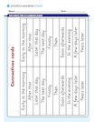 Connectives cards