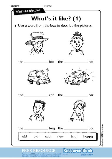 what-is-an-adjective-activity-sheets-free-primary-ks1-teaching-resource-scholastic