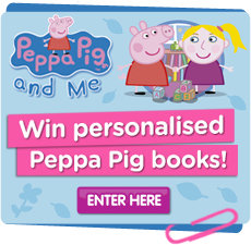 Win personalised Peppa Pig books!  Enter here...