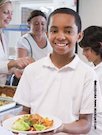 School boy with lunch School boy with lunch