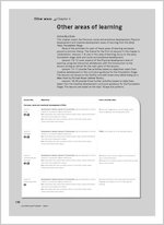 Other areas of learning - overview grid