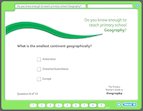 Do you know enough to teach primary school Geography?