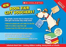 Book Fair Gift Vouchers flyer