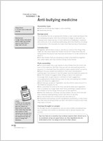 Anti-bullying medicine