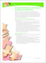 Using the Interactive Whiteboard in primary mathematics