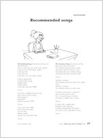 Recommended songs