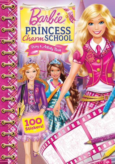 Barbie Princess Charm School Story and Activity Book Look inside