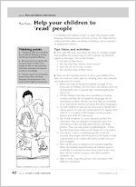 Help your children to 'read' people