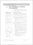 Use birthdays as a theme for creativity