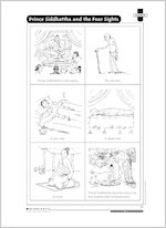 Prince Siddhattha and the four sights