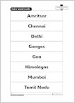India word cards