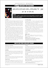 ELT Reader: Spiderman 3 Resource Sheets & Answers