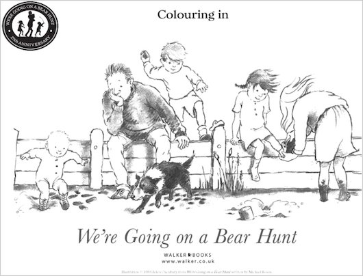 We’re Going on a Bear Hunt Colouring Fun - Scholastic Shop