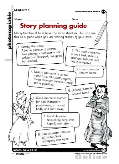 Story Planning Guide Traditional Stories Primary KS2 Teaching 