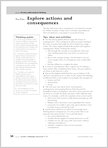 Explore actions and consequences