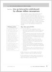 Use an Interactive Whiteboard to show video resources