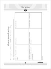 Character and Setting activity