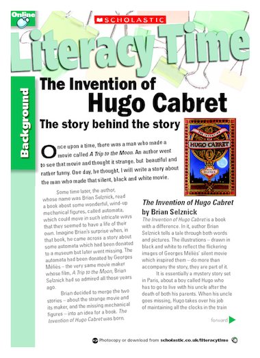 the invention of hugo cabret pdf free download