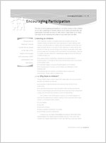 Encouraging participation
