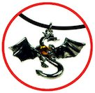 Dragon gem necklace