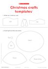 Christmas crafts templates Christmas crafts templates