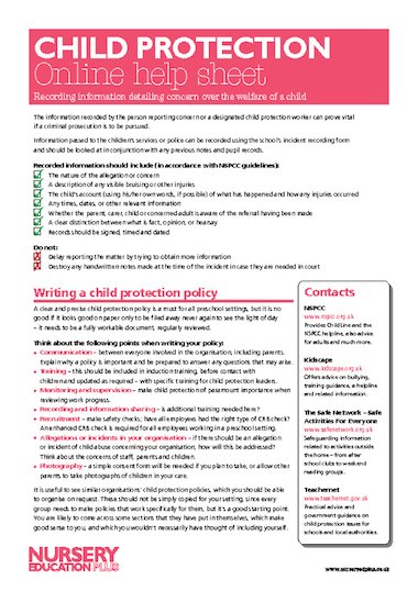 child-protection-online-help-sheet-early-years-teaching-resource