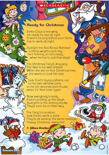 Ready for Christmas poem – Primary KS1 teaching resource - Scholastic