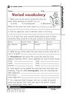 Varied vocabulary