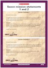 A Saxon mission – activities A Saxon mission – activities