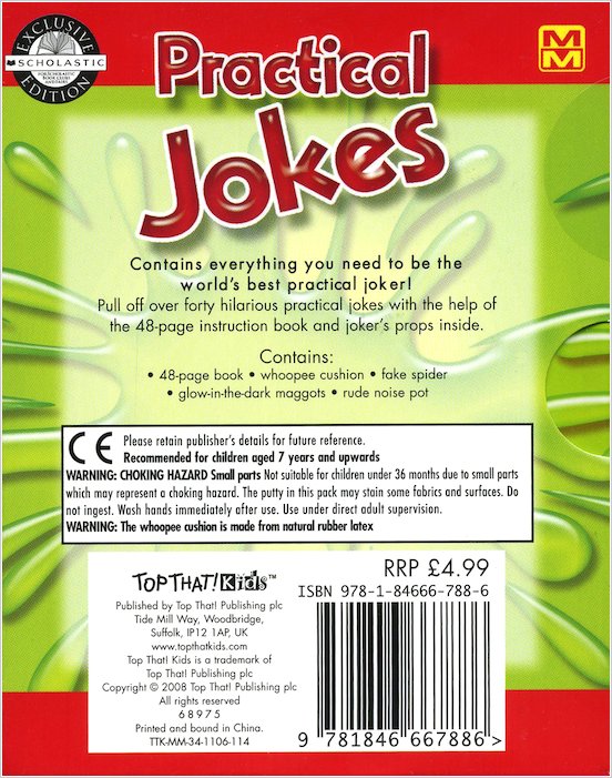 Practical Jokes Kit Scholastic Shop