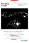 Why stars twinkle
