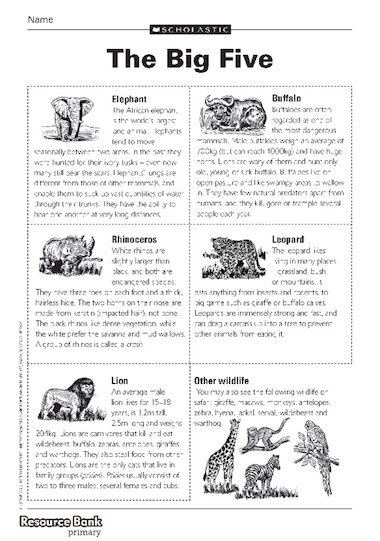 Africa lesson plans for kindergarten picture