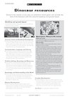 Dinosaur resources poster notes