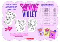 Shrinking Violet Activity Sheet
