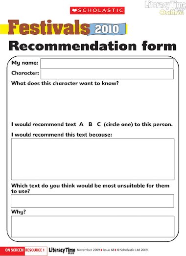 Book Recommendation Form