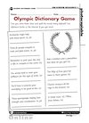 Olympic dictionary game