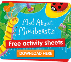 Mad About Minibeasts - download free activity sheets here...