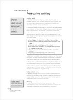 Persuasive writing