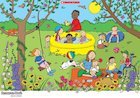 Summer garden – poster